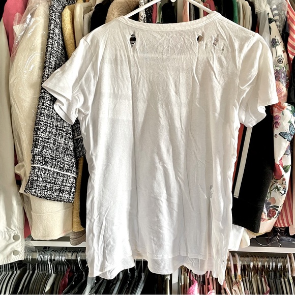 Chaser Saturday Sunday Distressed Heart Tee - Picture 3 of 3